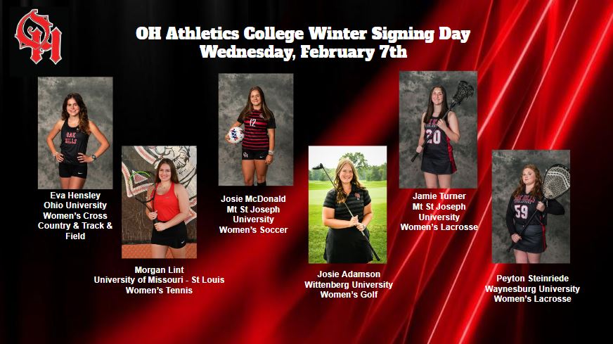 Winter Signing Seniors Group 1